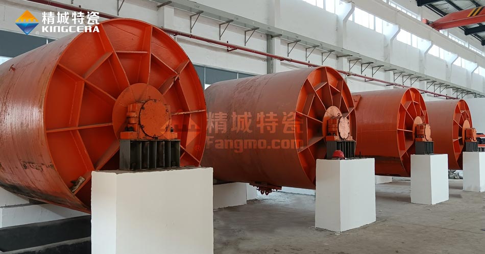 Z6人生就是博特瓷新扩建中的5吨球磨机生产线
