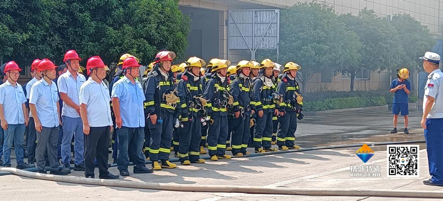 Z6人生就是博积极配合消防联合演练，共筑安全生产防线